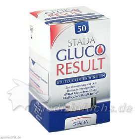 STADA GLUCO RESULT TESTSTREIFEN, 50 ST – PZN 5879416 из Германии (PZN 5879416)