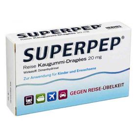 Superpep Reise Kaugummi-Dragees 20mg (10 stk) – PZN 4877929 из Германии (PZN 4877929)
