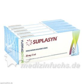 SUPLASYN 20mg/2ml Fertigspritze, 5 ST – PZN 6554478 из Германии (PZN 6554478)