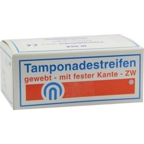 TAMPONADESTREIFEN UNSTERIL ZELLWOLLE 1CMX5M 1Lagig, 10 ST – PZN 7402575 из Германии (PZN 7402575)