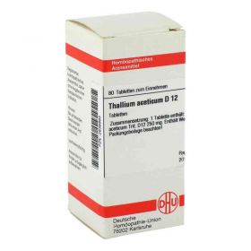 Thallium Acet. D 12 Tabletten (80 stk) – PZN 2636883 из Германии (PZN 2636883)