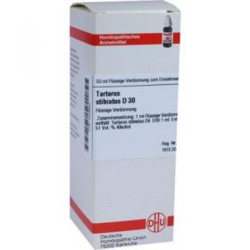 Tartarus Stibiatus D 30 Dilution (50 ml) – PZN 4239867 из Германии (PZN 4239867)