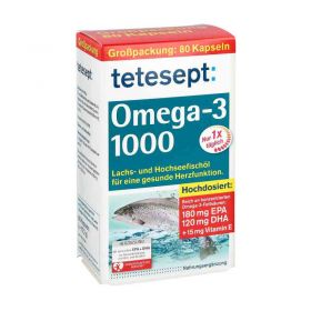 Tetesept Omega-3 1000 Kapseln (80 stk) – PZN 11313245 из Германии (PZN 11313245)