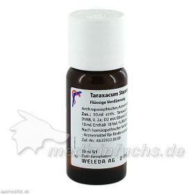 TARAXACUM STAN CUL D 3, 50 ML – PZN 1573494 из Германии (PZN 1573494)