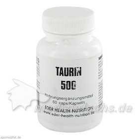 Taurin 500, 60 ST – PZN 8917815 из Германии (PZN 8917815)