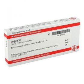 Thuja D 30 Ampullen (10X1 ml) – PZN 2825360 из Германии (PZN 2825360)