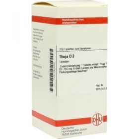Thuja D 3 Tabletten (200 stk) – PZN 2932989 из Германии (PZN 2932989)