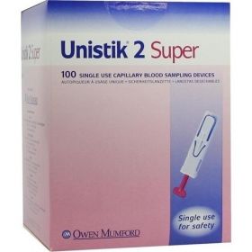 Unistik 2 Super Lanzetten, 100 ST – PZN 2242434 из Германии (PZN 2242434)