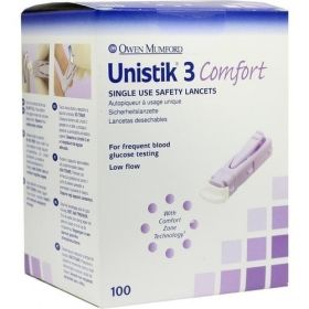 Unistik 3 Comfort, 100 ST – PZN 3802421 из Германии (PZN 3802421)