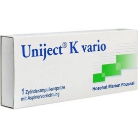 UNIJECT K vario Zylinderampullenspritze, 1 ST – PZN 4404355 из Германии (PZN 4404355)