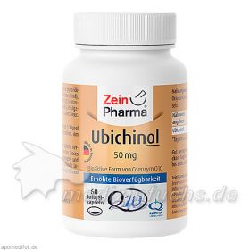 Ubichinol CoQ-10 Kapseln 50mg, 60 ST – PZN 9102038 из Германии (PZN 9102038)