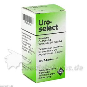 Uroselect, 100 ST – PZN 201000 из Германии (PZN 201000)