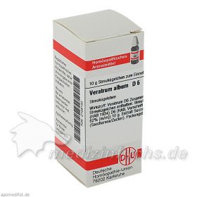 VERATRUM ALBUM D 6 Globuli, 10 G – PZN 2108150 из Германии (PZN 2108150)