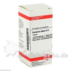 VERATRUM ALBUM D 6 Tabletten, 80 ST – PZN 2108173 из Германии (PZN 2108173)