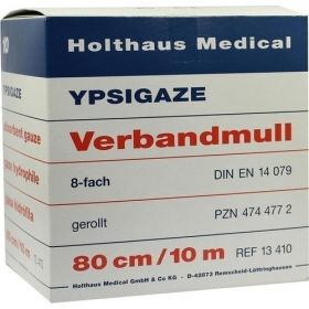 VERBANDMULL Ypsigaze 10 cmx10 m gerollt 8fach, 1 ST – PZN 4744772 из Германии (PZN 4744772)