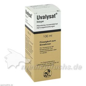 Uvalysat Bürger, 100 ML – PZN 6715409 из Германии (PZN 6715409)