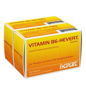 Vitamin B6 Hevert Tabletten (200 stk) – PZN 2567840 из Германии (PZN 2567840)