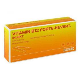 Vitamin B12 Hevert forte Injekt Ampullen (20X2 ml) – PZN 2840419 из Германии (PZN 2840419)