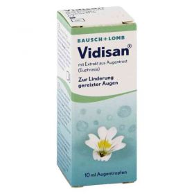 Vidisan Augentropfen (10 ml) – PZN 4639590 из Германии (PZN 4639590)