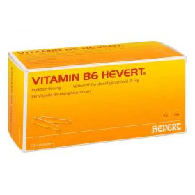 Vitamin B6 Hevert Ampullen (50X2 ml) – PZN 4674356 из Германии (PZN 4674356)