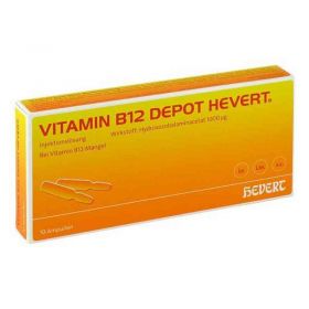 Vitamin B12 Depot Hevert Ampullen (10 stk) – PZN 6078368 из Германии (PZN 6078368)