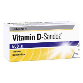 Vitamin D Sandoz 500 I.e. Tabletten (100 stk) – PZN 11889896 из Германии (PZN 11889896)