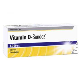 Vitamin D Sandoz 1.000 I.e. Tabletten (100 stk) – PZN 11889910 из Германии (PZN 11889910)