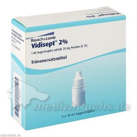 VIDISEPT 2% Augentropfen, 3X10 ML – PZN 1746569 из Германии (PZN 1746569)