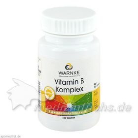 VITAMIN B Komplex Tabletten, 100 ST – PZN 2204439 из Германии (PZN 2204439)