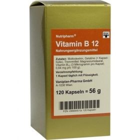 VITAMIN B12 Kapseln, 120 ST – PZN 2433080 из Германии (PZN 2433080)