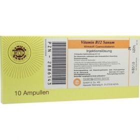 VITAMIN B12 Sanum Injektionsl, 10X1 ML – PZN 2886143 из Германии (PZN 2886143)