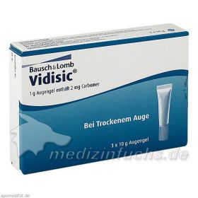 VIDISIC Augengel, 3X10 G – PZN 3099559 из Германии (PZN 3099559)