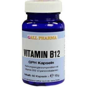 VITAMIN B12 GPH 3 \m63g Kapseln, 60 ST – PZN 3379543 из Германии (PZN 3379543)