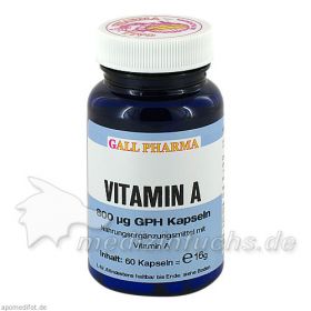 VITAMIN A 800 \m63g GPH Kapseln, 60 ST – PZN 4631826 из Германии (PZN 4631826)