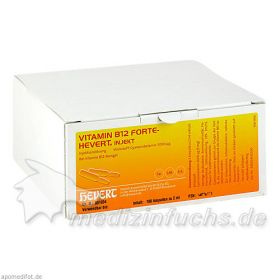 VITAMIN B12 Hevert forte Injekt Ampullen, 100X2 ML – PZN 4836103 из Германии (PZN 4836103)