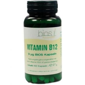 VITAMIN B12 9 \m63g Bios Kapseln, 100 ST – PZN 6054758 из Германии (PZN 6054758)