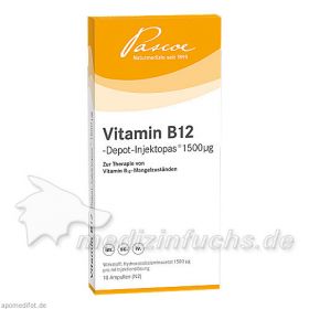 VITAMIN B12 Depot Inj. 1500 \m63g Injektionsl, 10X1 ML – PZN 7568672 из Германии (PZN 7568672)