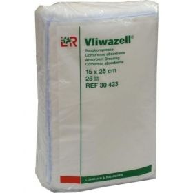 VLIWAZELL Saugkompressen 15x25 cm unsteril, 25 ST – PZN 5855580 из Германии (PZN 5855580)
