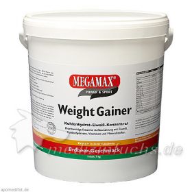 WEIGHT GAINER Megamax Erdbeere Pulver, 7000 G – PZN 7346049 из Германии (PZN 7346049)