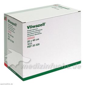 VLIWAZELL Saugkompressen 20x40 cm steril, 12 ST – PZN 809635 из Германии (PZN 809635)