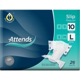 Attends Slip Regular 10 Large, 26 ST – PZN 10306409 из Германии (PZN 10306409)