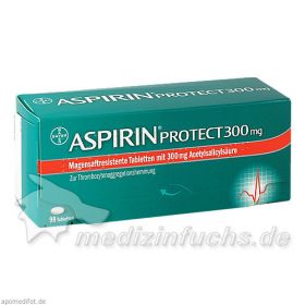 Aspirin Protect 300mg, 98 ST – PZN 5387268 из Германии (PZN 5387268)