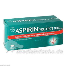 Aspirin protect 100mg, 98 ST – PZN 6706155 из Германии (PZN 6706155)