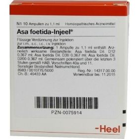 ASA FOETIDA INJ, 10 ST – PZN 75914 из Германии (PZN 75914)