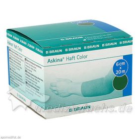 Askina Haft Color grün 6cmx20m, 1 ST – PZN 8752923 из Германии (PZN 8752923)