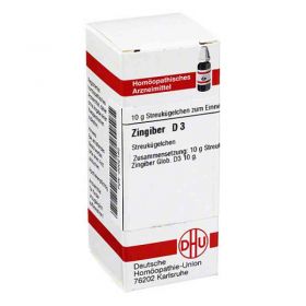 Zingiber D 3 Globuli (10 g) – PZN 2140 из Германии (PZN 2140)