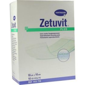 Zetuvit Plus extrastarke Saugkomp.ster.10x10 cm (10 stk) – PZN 2536259 из Германии (PZN 2536259)