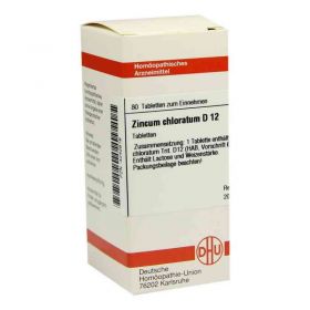 Zincum Chloratum D 12 Tabletten (80 stk) – PZN 4242616 из Германии (PZN 4242616)