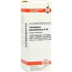 Yohimbinum hydrochloricum D 30 Dilution (20 ml) – PZN 7250160 из Германии (PZN 7250160)