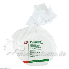 ZEMUKO Vliesstoff-Kompr.gerollt 15 cmx10 m, 1 ST – PZN 1144014 из Германии (PZN 1144014)